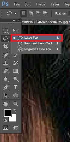 Photoshop, lasso tool