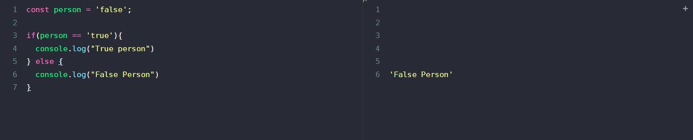 TypeScript, Check boolean string example