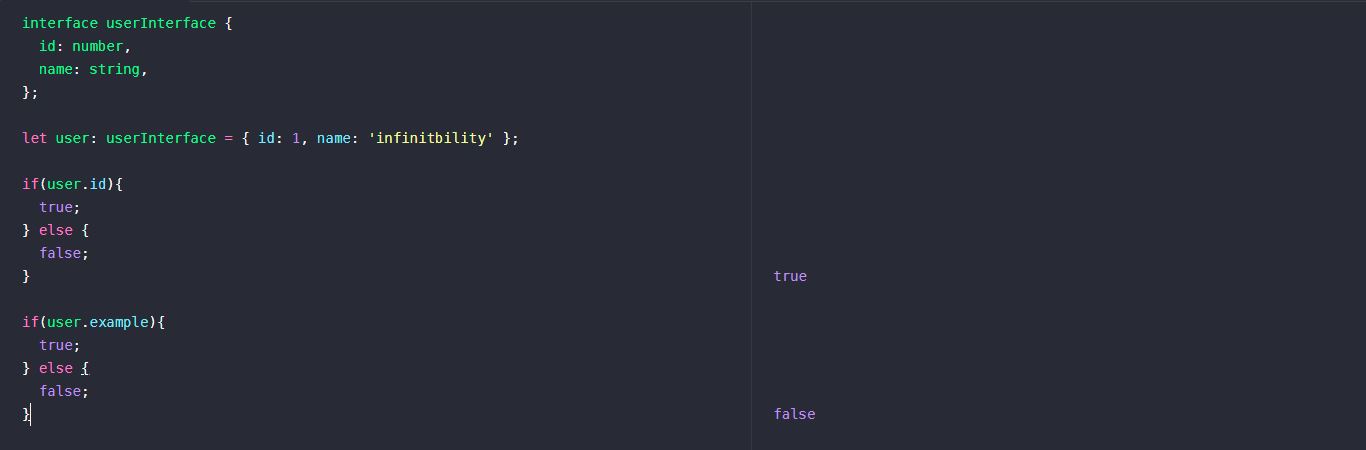 if..else, typescript, Example