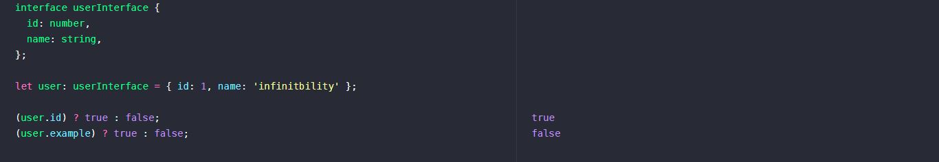 ternary, typescript, Example