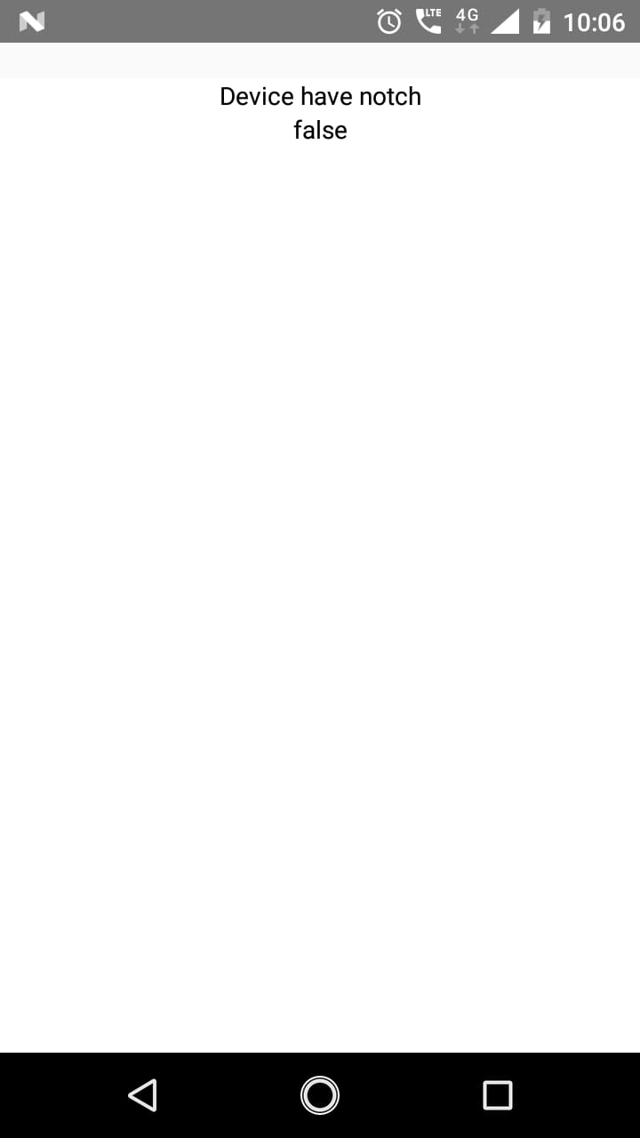 React Native, DeviceInfo, hasNotch, Example