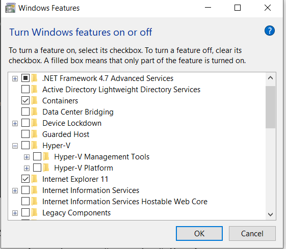 Hyper-V feature