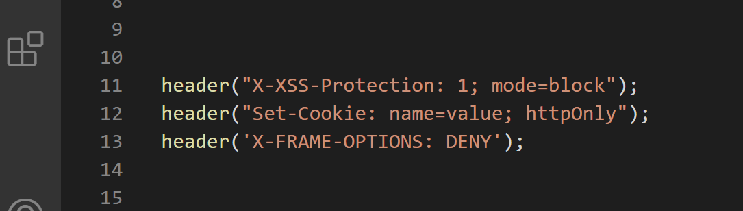 X Frame options